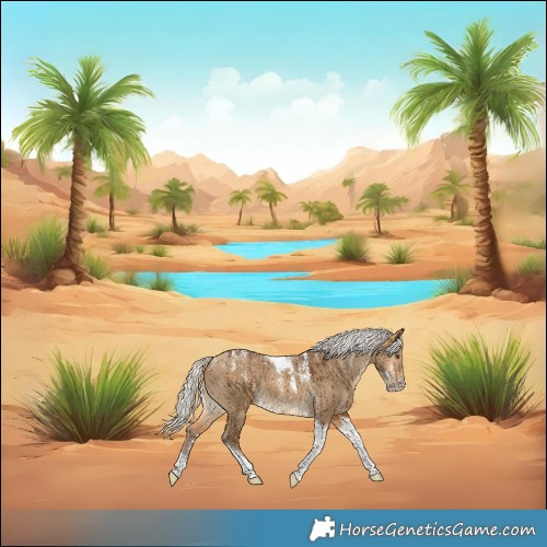 Horse Color:Powder White Silver Buckskin Dun Tobiano Brindle 