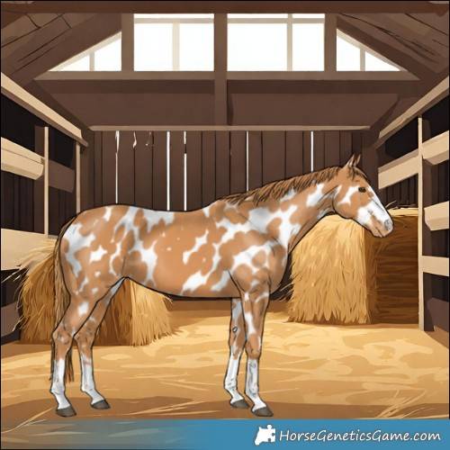 Horse Color:Chestnut Near Leopard