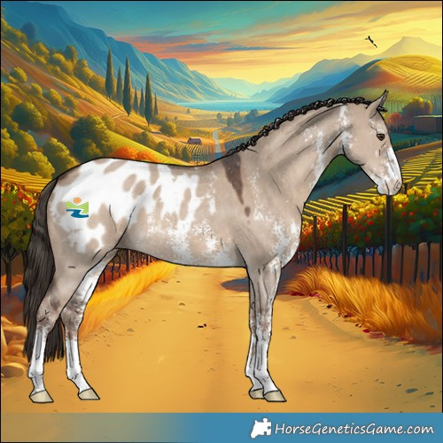Horse Color:Liver Red Dun Sabino Varnish