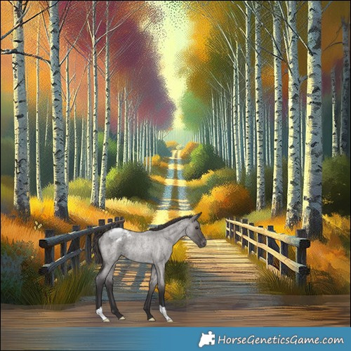 Horse Color:Smoky Grullo Roan Appaloosa Rabicano