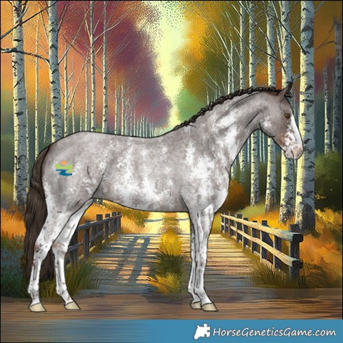 Horse Color:Liver Red Roan Sabino 