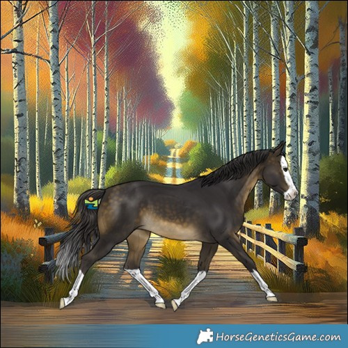 Horse Color:Buckskin Splash 