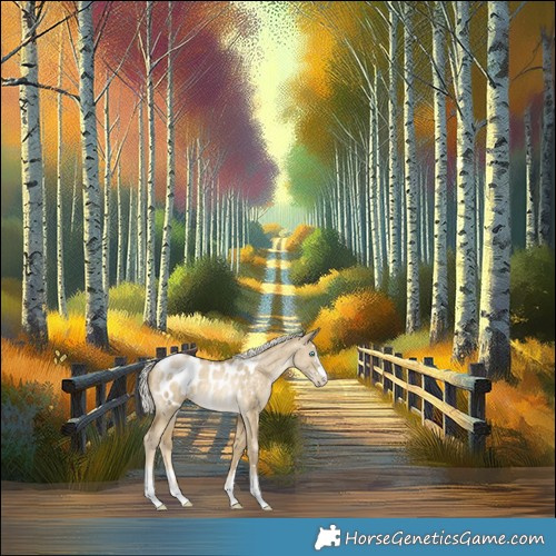 Horse Color:Silver Buckskin Pearl Dun Appaloosa 
