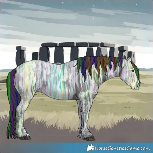 Horse Color:Painted Black Ice