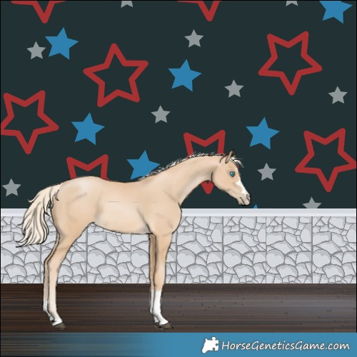 Horse Color:Palomino Pearl 