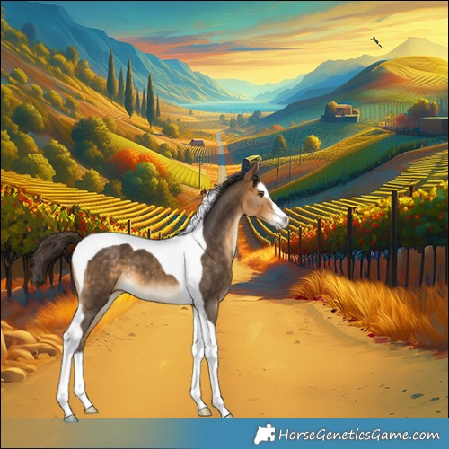 Horse Color:Buckskin Splash Tobiano