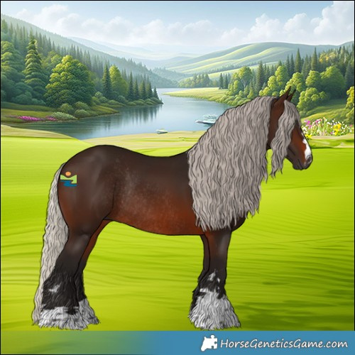 Horse Color:Gray Silver Brown Rabicano