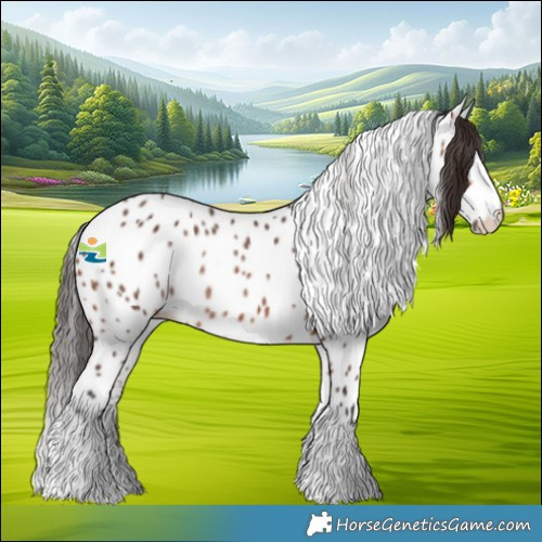 Horse Color:Bay Appaloosa Rabicano 