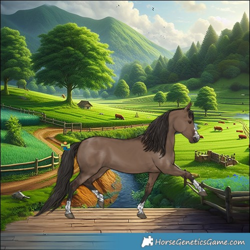 Horse Color:Liver Red Dun Rabicano
