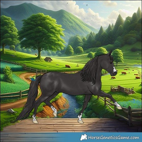 Horse Color:Smoky Black 