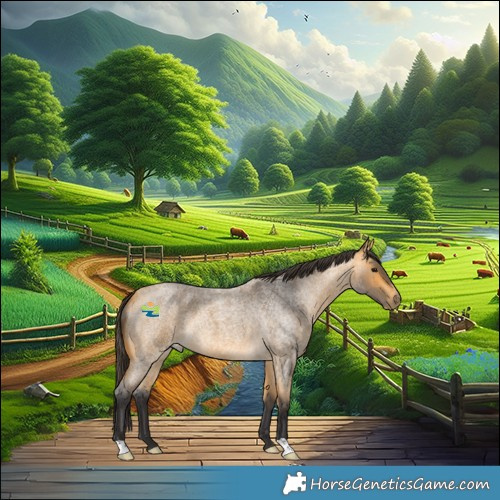 Horse Color:Buckskin Roan 
