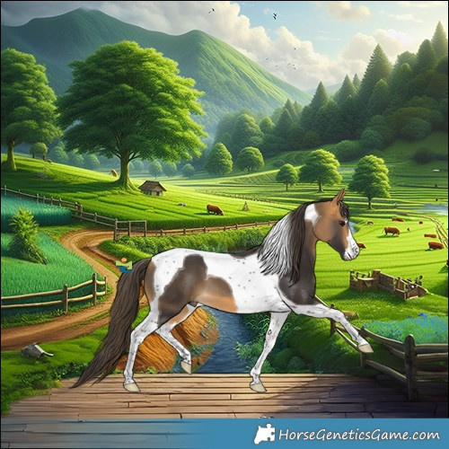 Horse Color:Buckskin Tobiano 