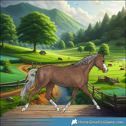 Horse Color:Silver Black