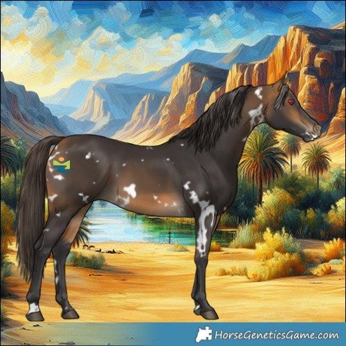 Horse Color:White Spotted Buckskin