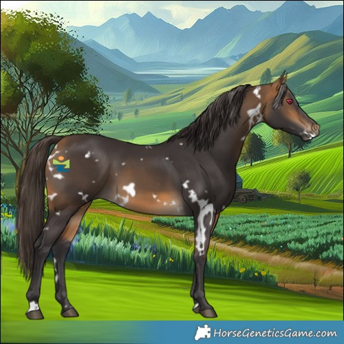 Horse Color:White Spotted Buckskin