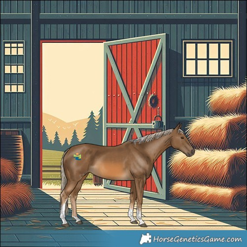 Horse Color:Chocolate Palomino Tobiano 