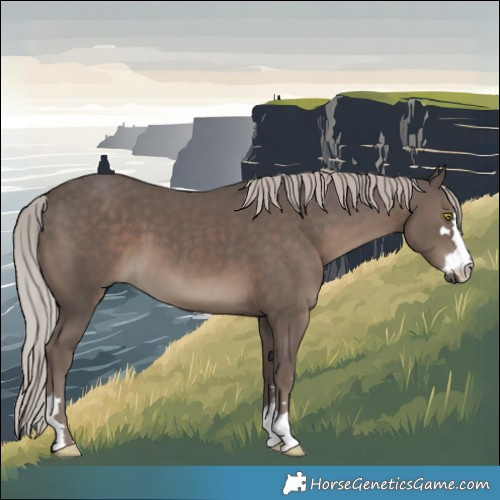 Horse Color:Silver Black 