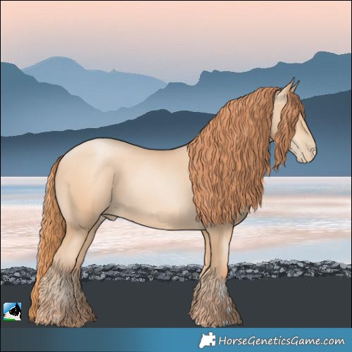 Horse Color:Amber Champagne Pearl 