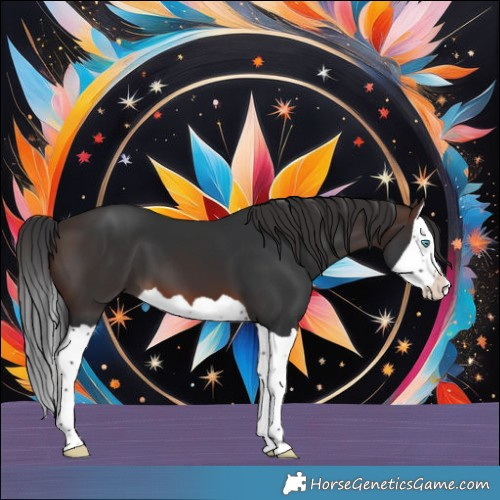Horse Color:Brown Splash