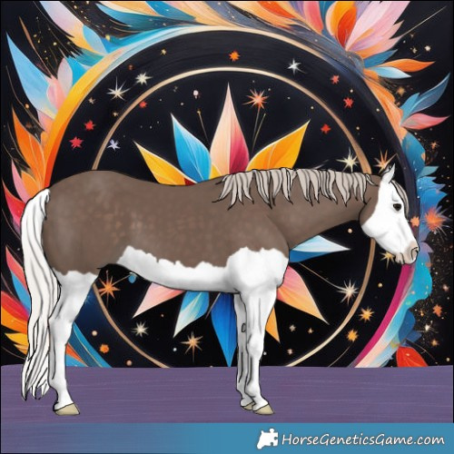 Horse Color:Silver Black Splash