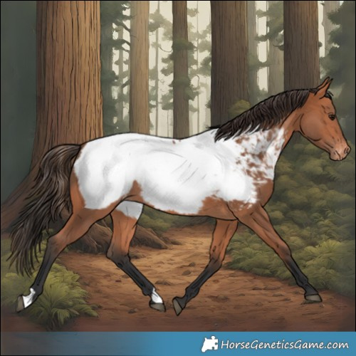 Horse Color:Bay Appaloosa 