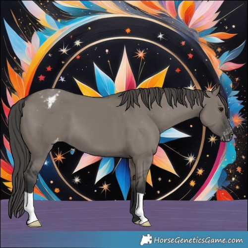Horse Color:Grullo Appaloosa