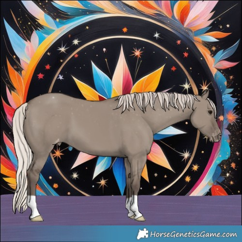 Horse Color:Silver Grullo Varnish