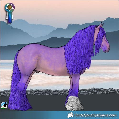 Horse Color:Watercolor Brown Dun 