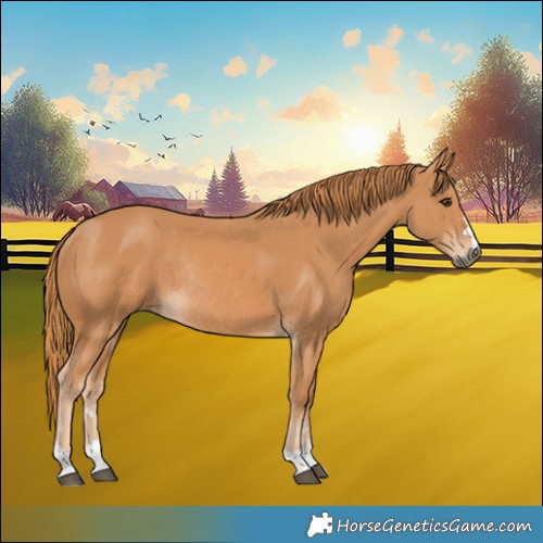 Horse Color:Chestnut Rabicano