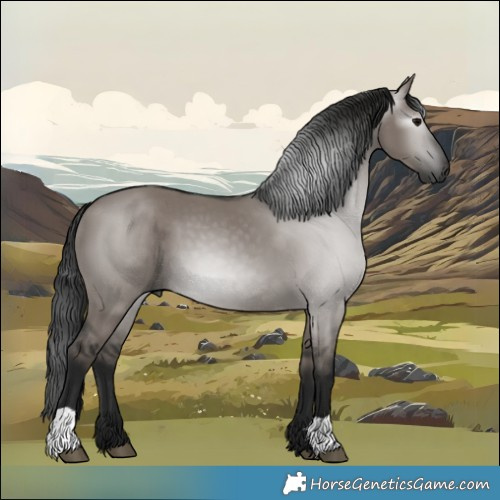 Horse Color:Gray Grullo 