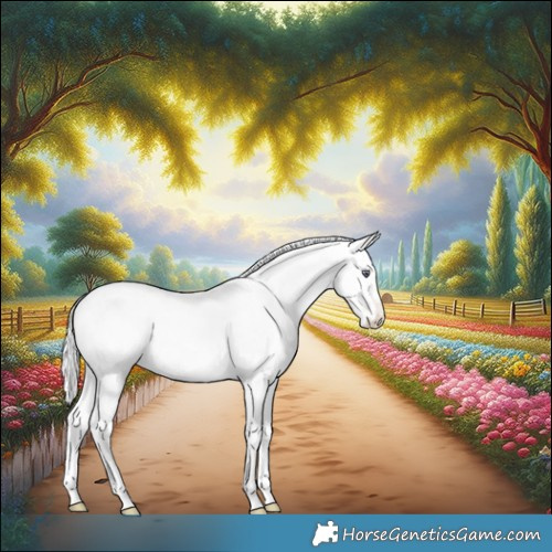 Horse Color:Chocolate Silver Buckskin Chinchilla Pearl Splash 