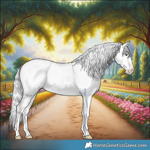 Horse Color:Chocolate Silver Buckskin Chinchilla Pearl Splash