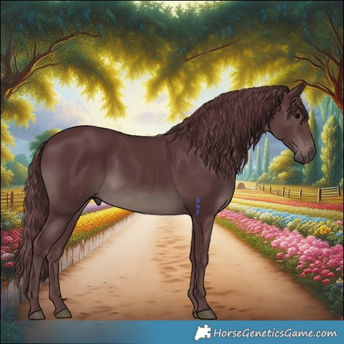 Horse Color:Chocolate Black 