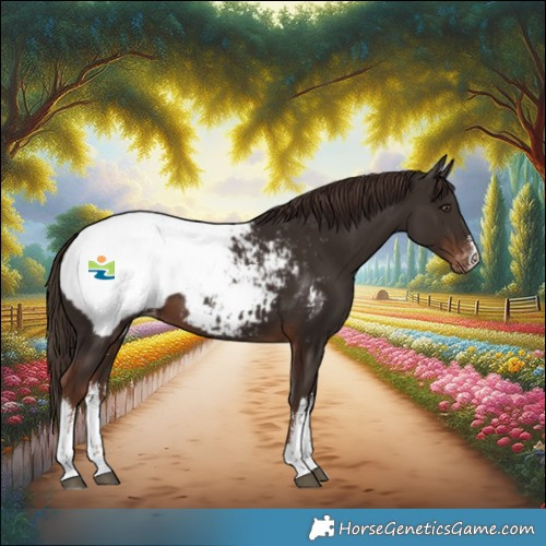 Horse Color:White Spotted Liver Chestnut Appaloosa
