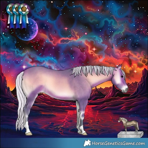 Horse Color:Watercolor Silver Bay Onyx 