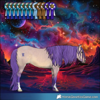 Horse Color:Watercolor Bay Dun