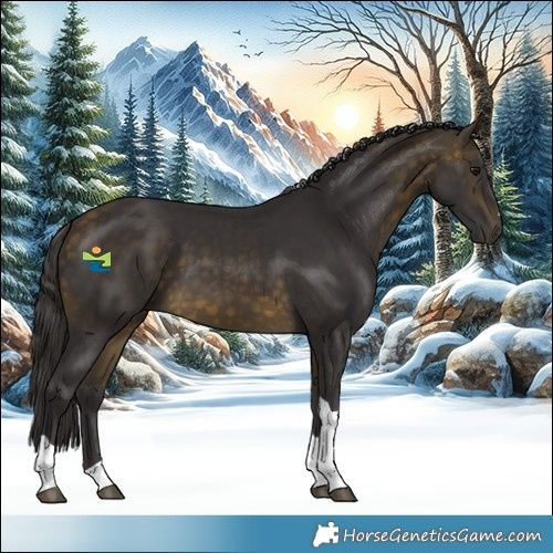 Horse Color:Buckskin Tobiano