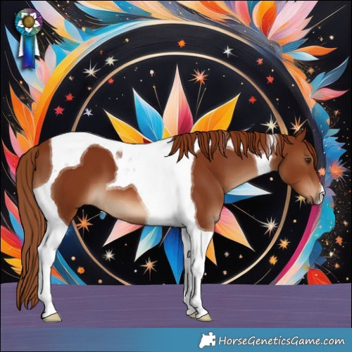 Horse Color:Chestnut Tobiano 