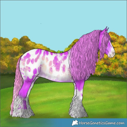 Horse Color:Watercolor Liver Red Onyx Splash Tobiano Blanket 