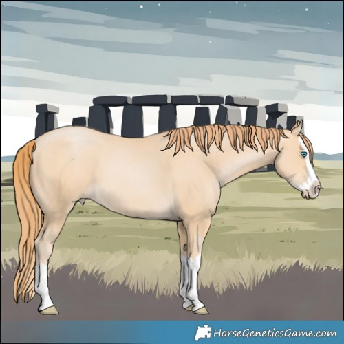 Horse Color:Buckskin Pearl Splash 