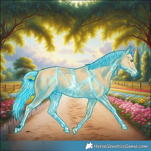 Horse Color:Void Thunderstruck Palomino