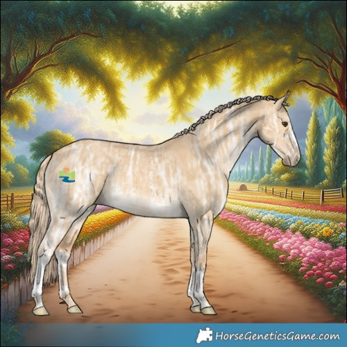 Horse Color:Palomino Ice Dun Sabino 