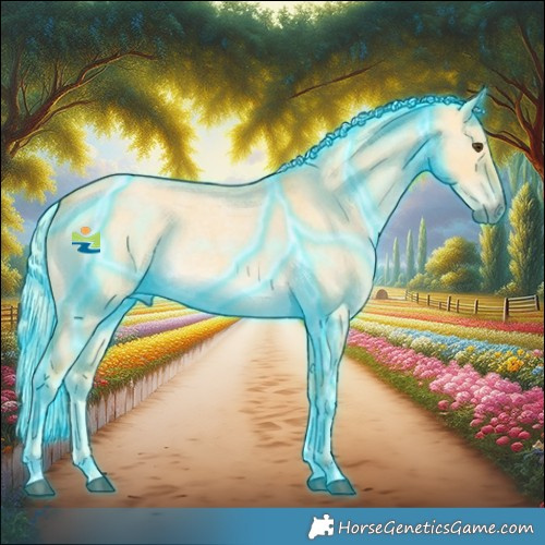 Horse Color:Thunderstruck Palomino Roan Dun 