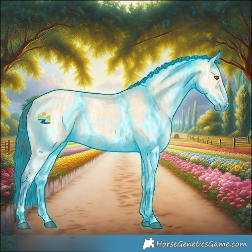 Horse Color:Void Thunderstruck Buckskin Ice Dun 