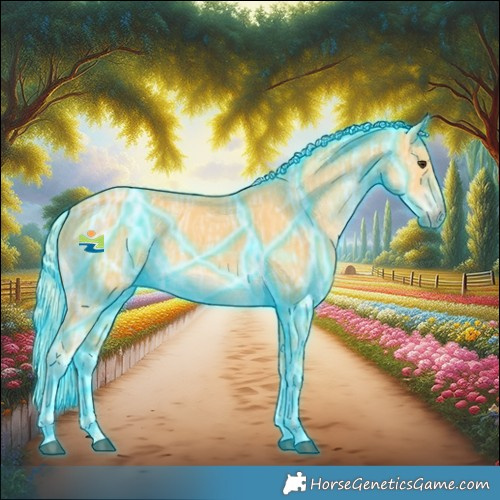 Horse Color:Thunderstruck Palomino Ice 