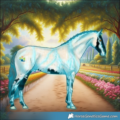 Horse Color:Void Thunderstruck Buckskin Ice Dun Splash