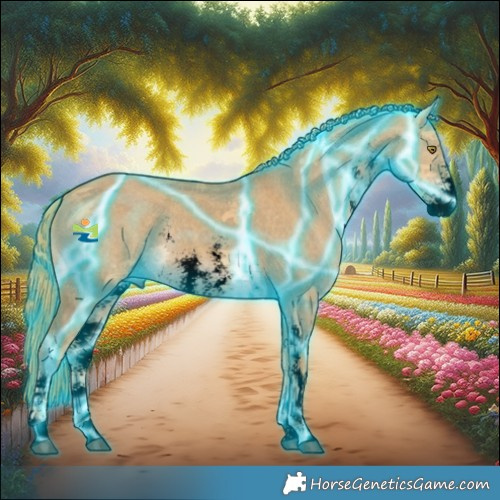 Horse Color:Void Thunderstruck Red Dun Sabino 