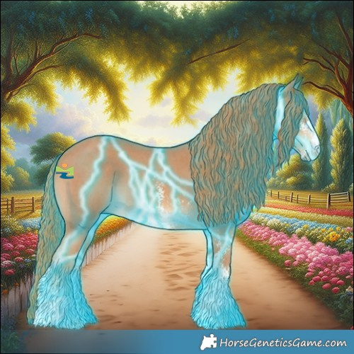 Horse Color:Thunderstruck Chestnut Sabino 