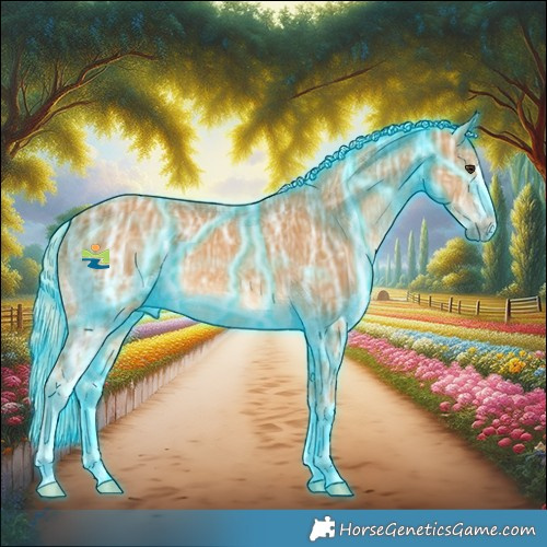 Horse Color:Thunderstruck Palomino Ice
