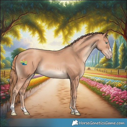 Horse Color:Gold Champagne 